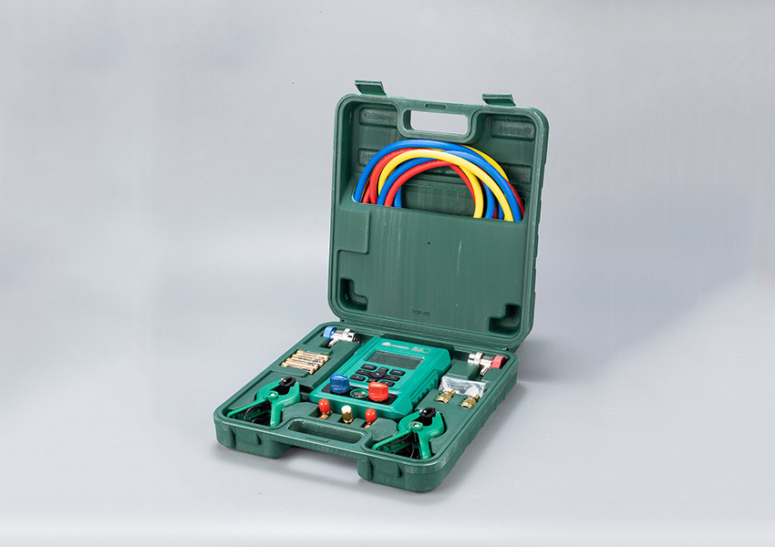 HONGSEN Digital Manifold Gauge Set Pressure Tester For Air Conditioning In 93 Kinds Of