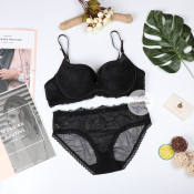 Sunny Cup B & C Lace Bra & Panty Terno Size: 32-38 #T03