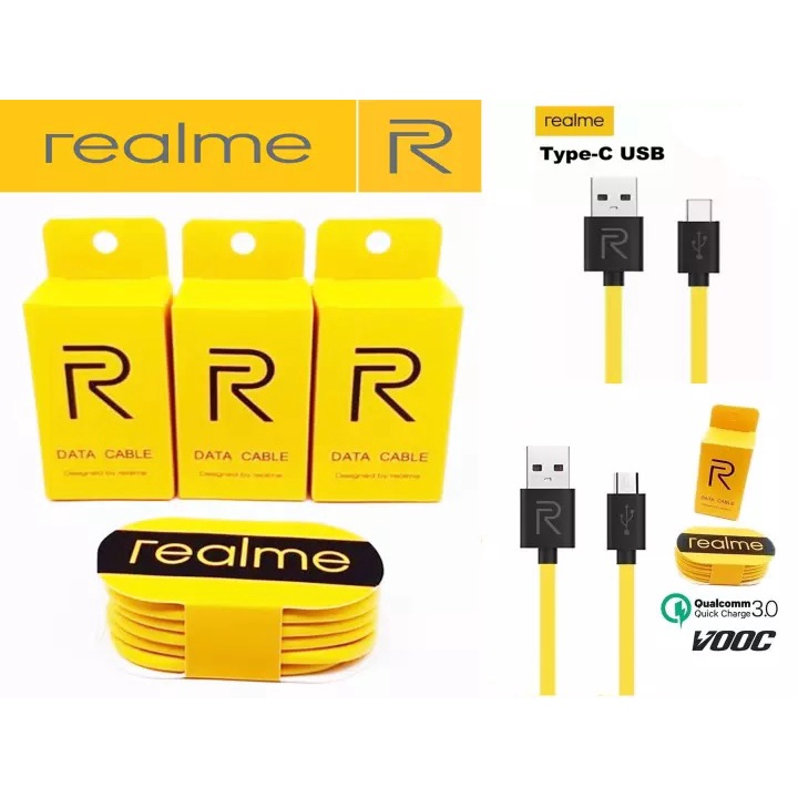 cod original fast charger cable for realme and any Android smart