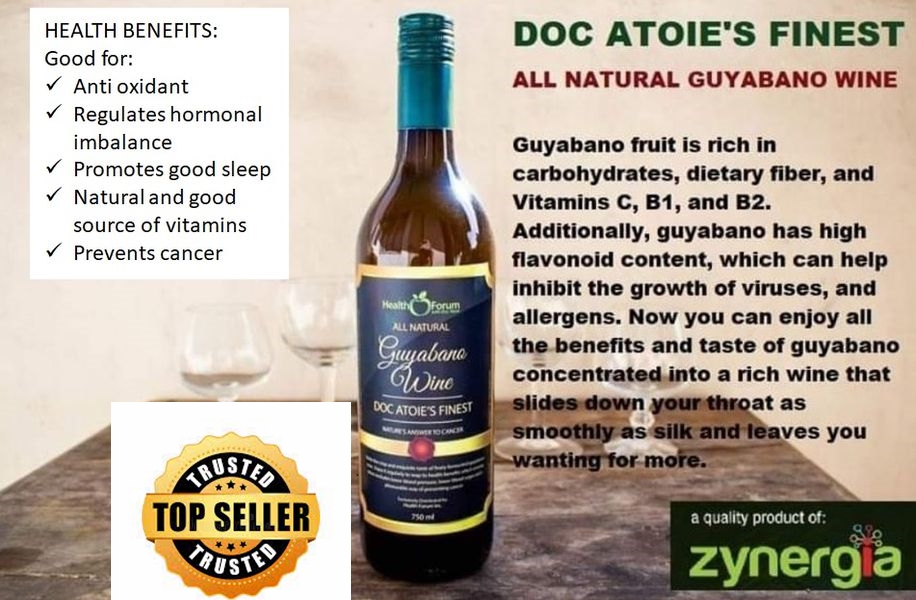 Buy 1 Take 1 Zynergia Guyabano Wine By Doc Atoie 750ml Best Seller Wine 100 Authentic Guyabano Wine Formulated By Doc Atoie 750ml Lazada Ph