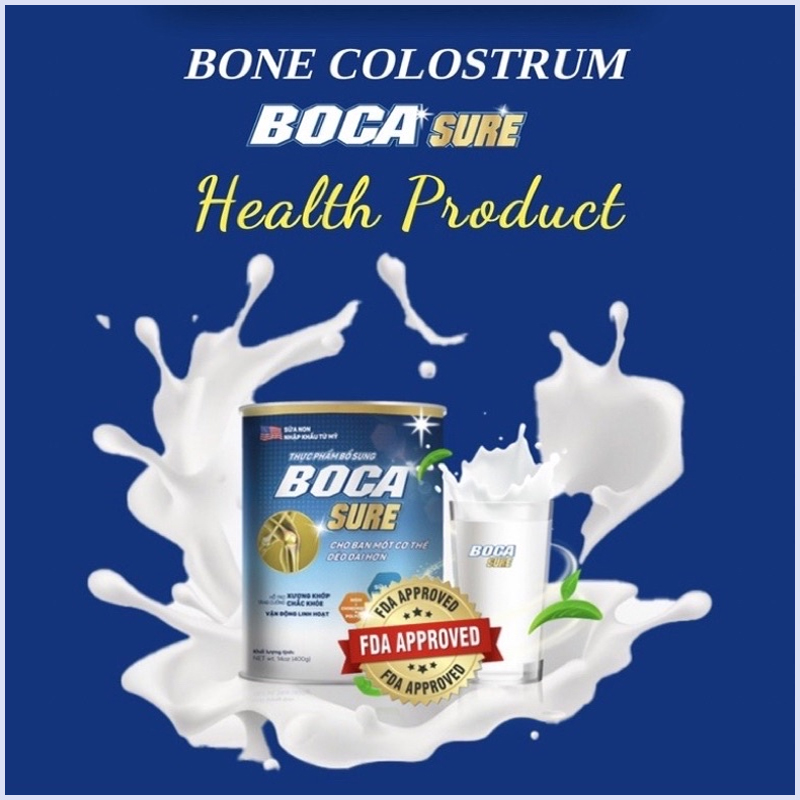 Beautiflies Bocasure Colostrum Milk 400G for Strong Bones Joint Pain