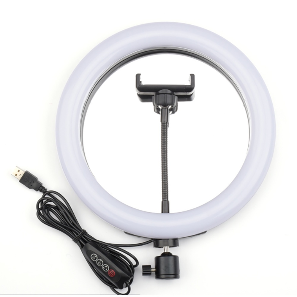 Foldable Tripod LED Selfie Ring Light Phone Holder with Folding Arm ...