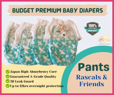 My Pull-ups Rascal & Friends Design Premium Diapers for Babies & Kids