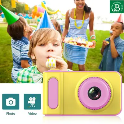 Boston Home New Style Creative Kids Digital Camera 2.0 inch Screen HD Video Action Camcorder Rechargeable Kids Cameras Best Gift For Children