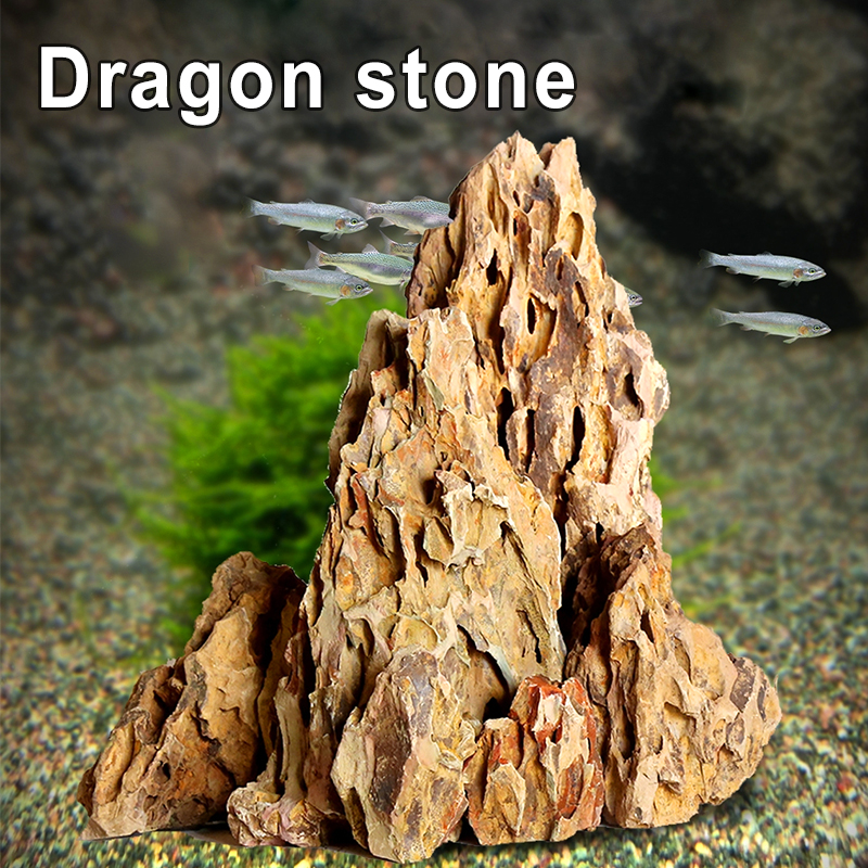 Natural Dragon Stone Aquascaping Ohko Stone Rock for Aquariums ...