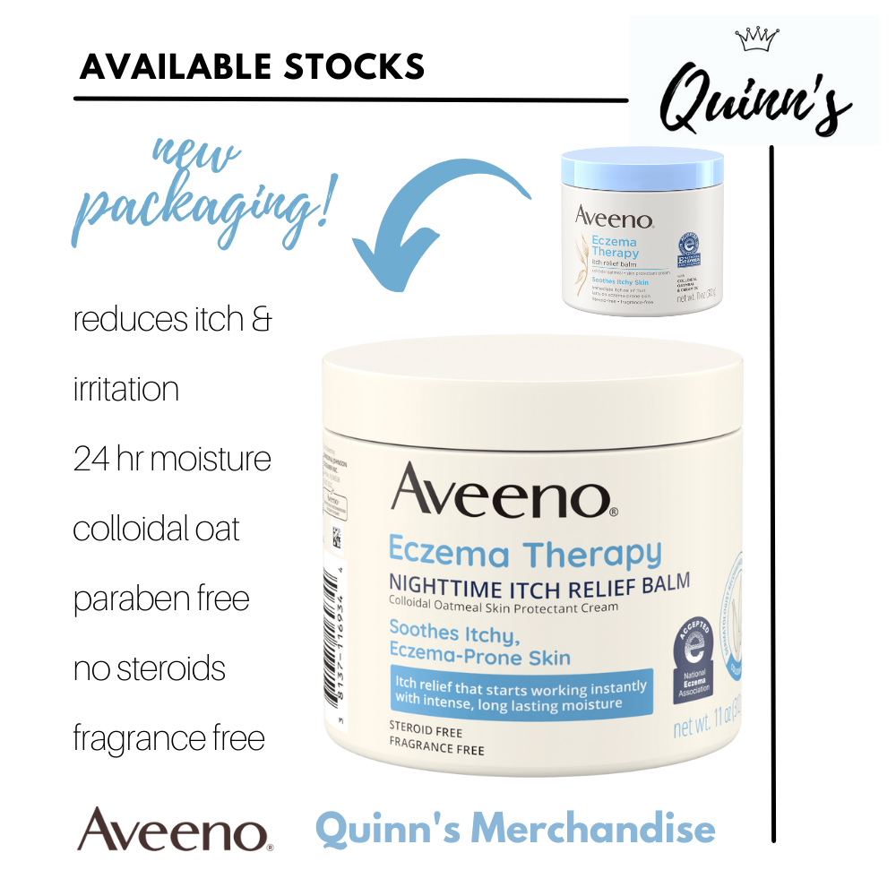 Aveeno Eczema Therapy Nighttime Itch Relief Balm Fragrance-Free