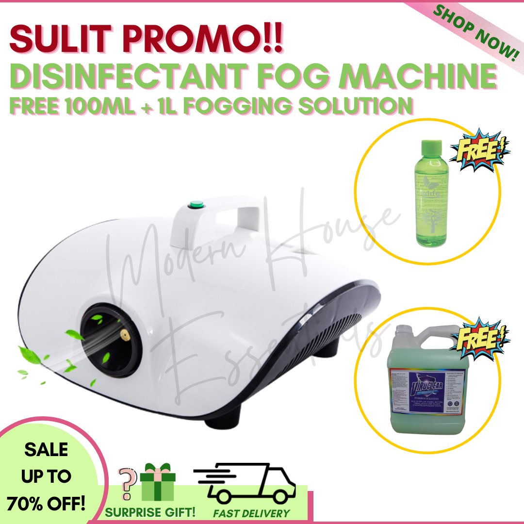 MODERN HOUSE Authentic Fog Machine Disinfectant with FREE 100ml and 1L