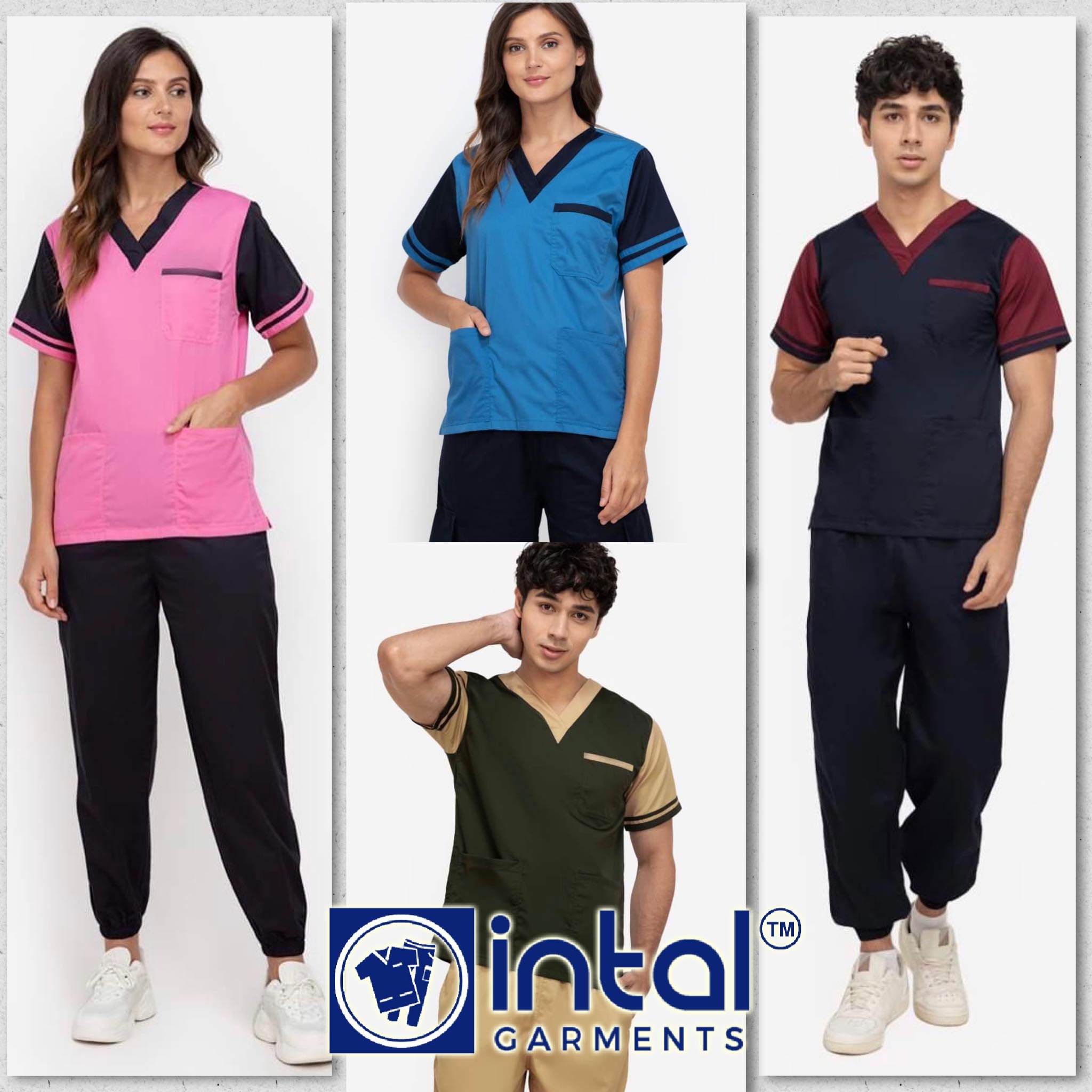 SCRUB SUIT High Quality Made, Fashionable and with Biggest Assortment –  INTAL GARMENTS Scrubsuit