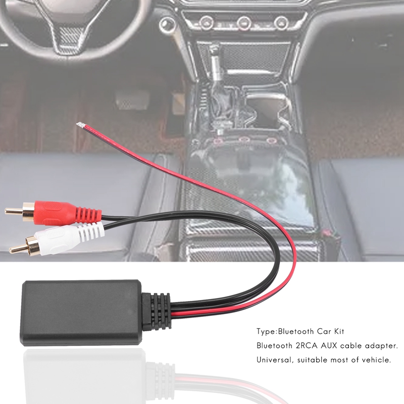 Car Universal Wireless Bluetooth Module Music Adapter Rca Aux Audio Cable