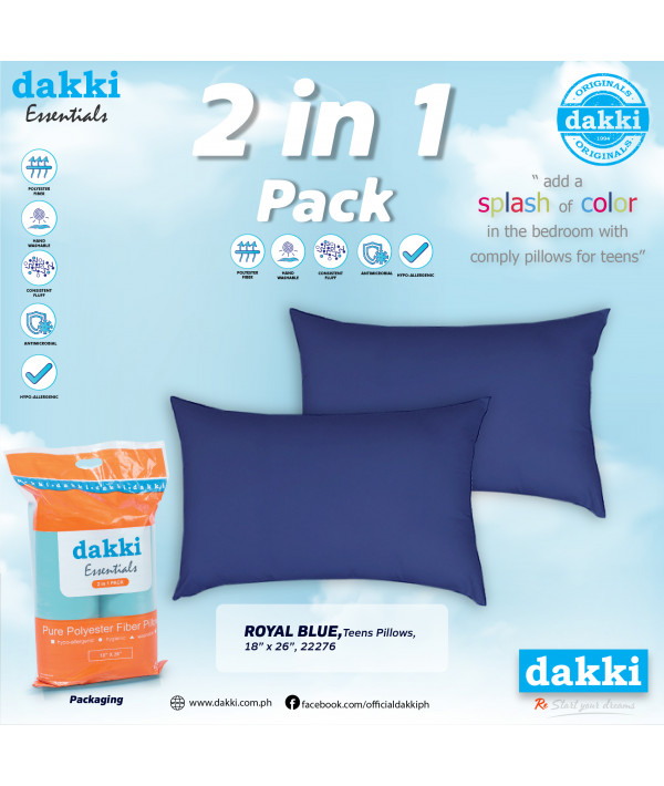 TEEN TWIN PACK DAKKI PILLOW Lazada PH