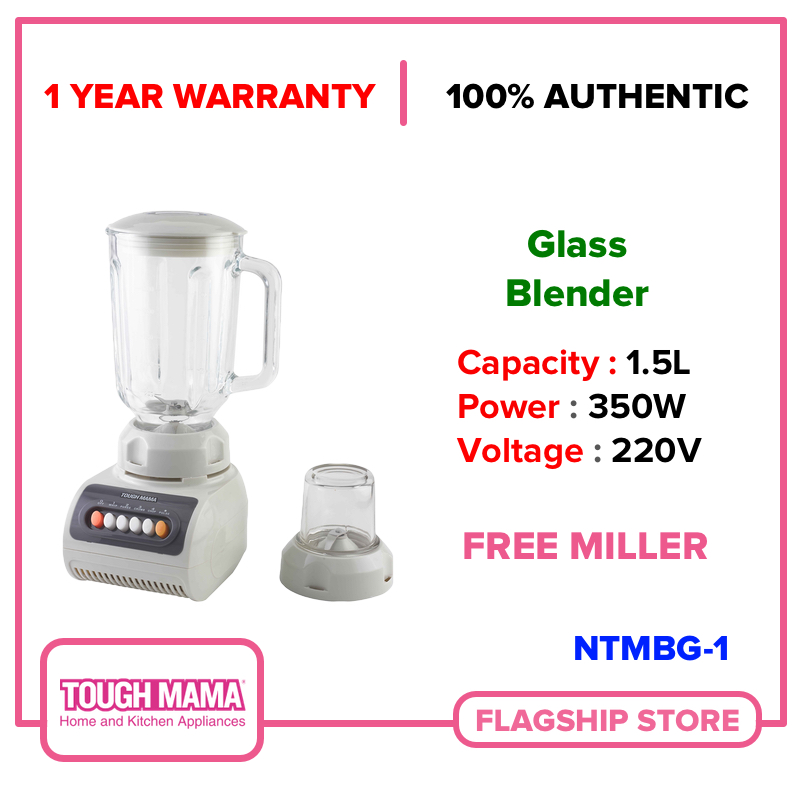 Tough Mama NTMBG1 1.5L Glass Blender Lazada PH