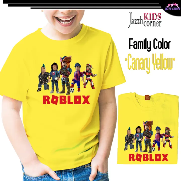 Jazzh Corner Roblox Kids Cartoon Character Design Print T Shirt Collection For Boys And Girls Lazada Ph - roblox gold experience shirt