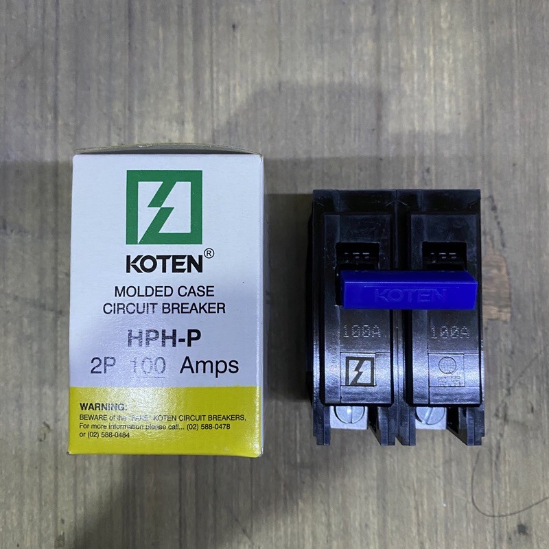 Koten Circuit Breakers PLUGIN 15 20 30 40 60 70 100amp Lazada PH