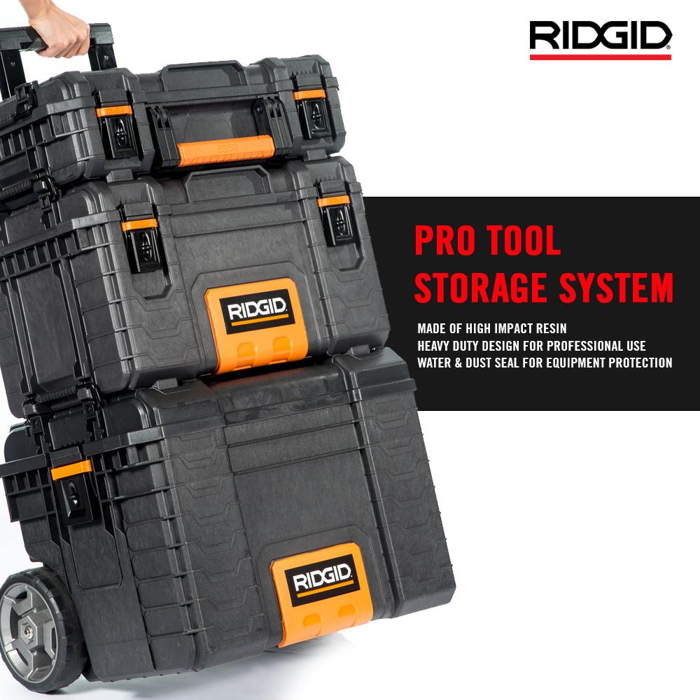 Ridgid Toll Box And Trolley Professional Tool Storage System - 54358