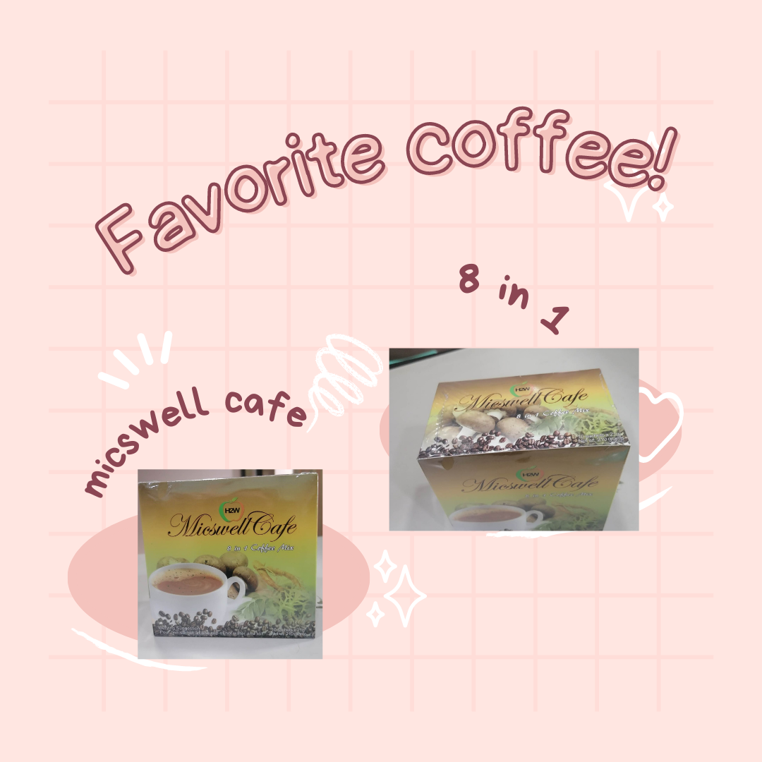 Maoche Micswell Cafe 8 in 1 coffee Lower cholesterol Stimulates the