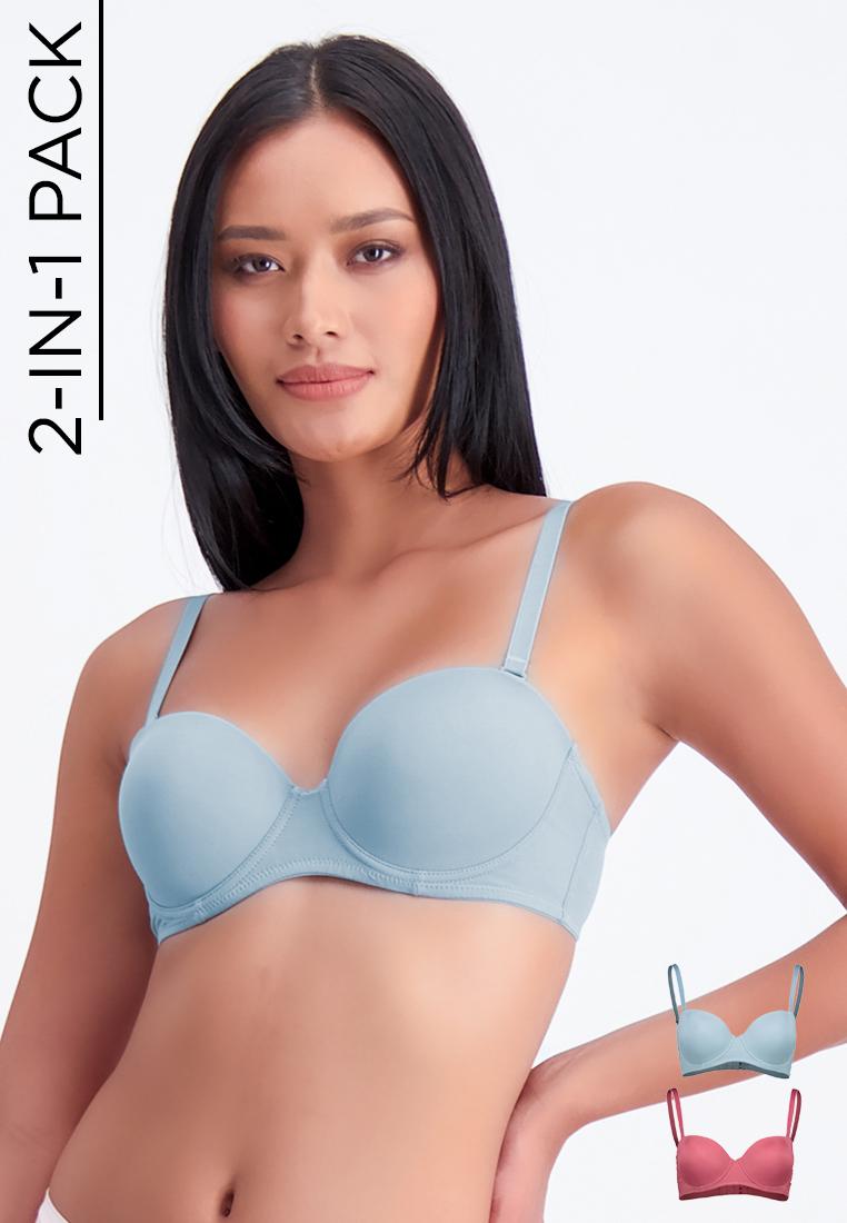 BENCH- TUR0033 Women's 2 in 1 Push Up Bra