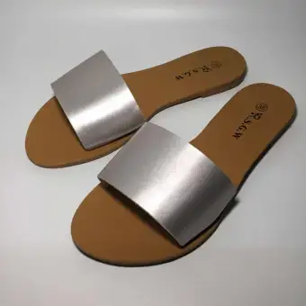 simple flat sandals for ladies
