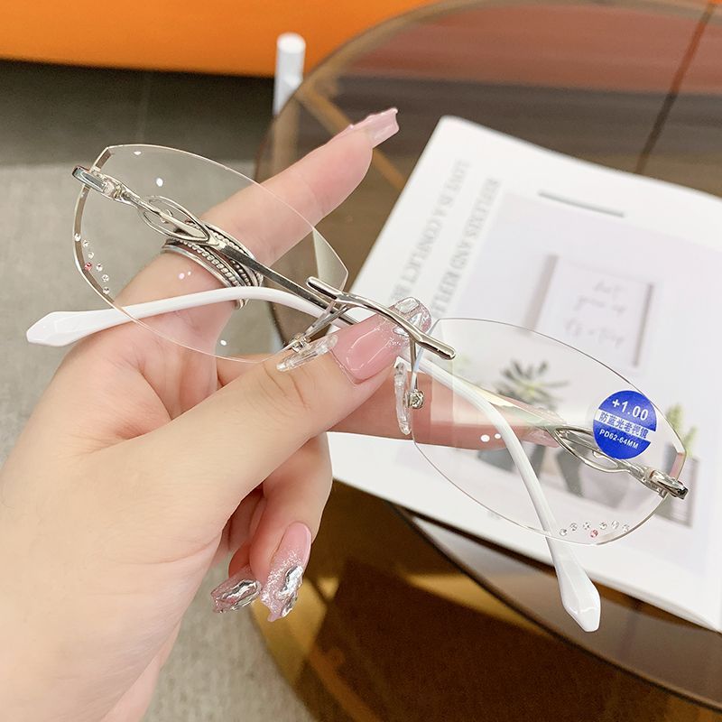 Frameless Cutedge Presbyopia Glasses Highgrade Eyeglasses For Reading