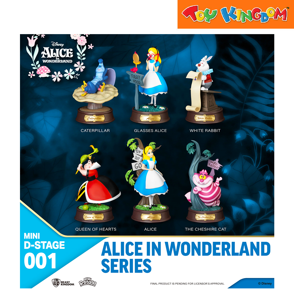 Disney Alice In Wonderland Glasses Alice Minidstage Figure Blue