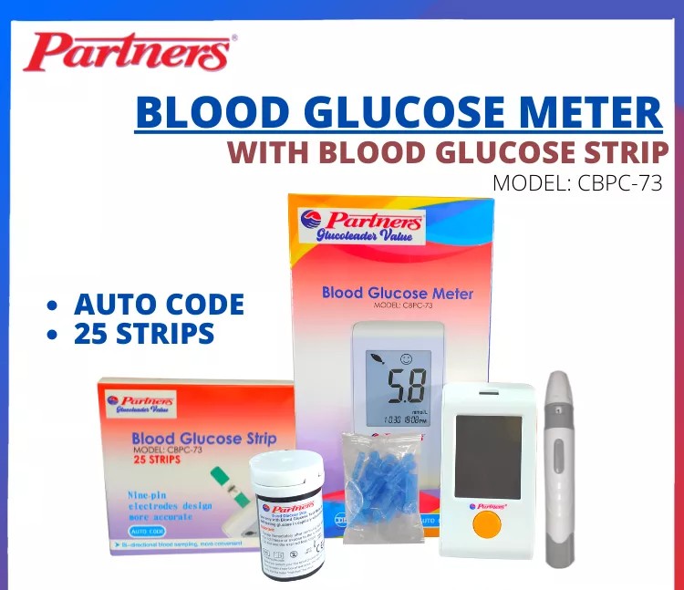 Partners Glucoleader Value Blood Glucose Monitoring System 