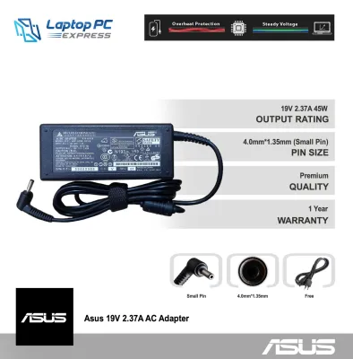 Asus Laptop Charger 19V 2.37A 4.0mm x 1.35mm For Asus S220 S200E X201E