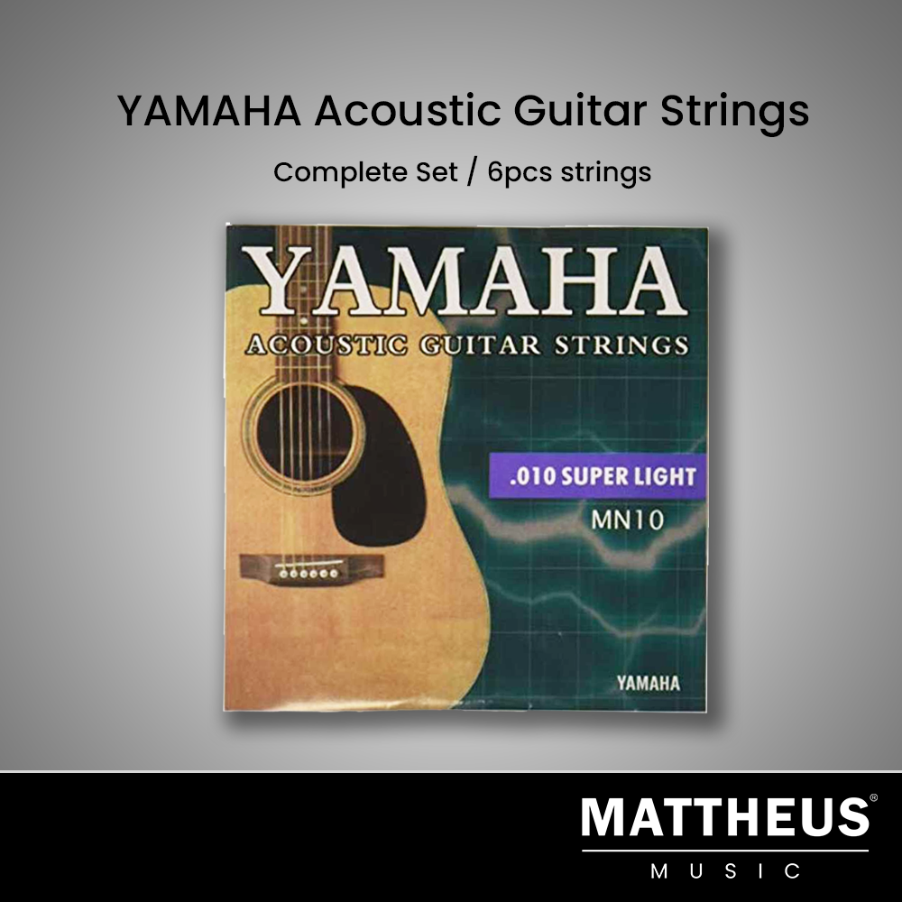YAMAHA Acoustic Guitar Strings Complete 6pcs set Lazada PH