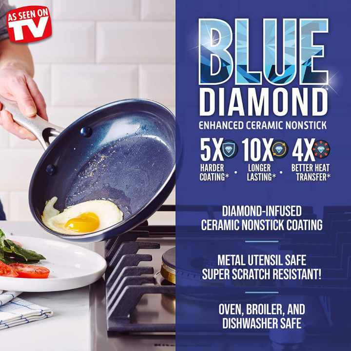 BLUE DIAMOND NONSTICK PAN Lazada PH