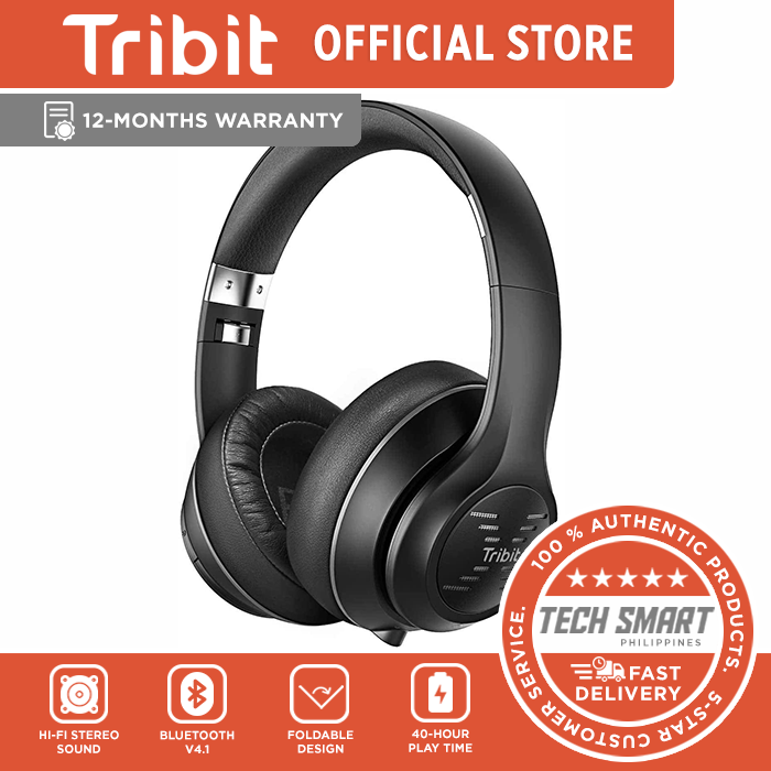 Tribit XFree Tune Bluetooth Headphones 40h Playtime Bluetooth