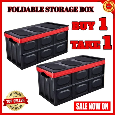 AJ TOP 1 BUY 1 TAKE 1 HIGH QUALITY Collapsible Storage Bins and Storage Box Heavy-Duty Plastic Organizer for Home
