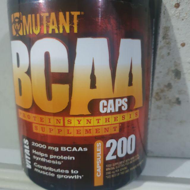 Mutant BCAA 400 & 200 capsule gym fitness muscle recovery supplement