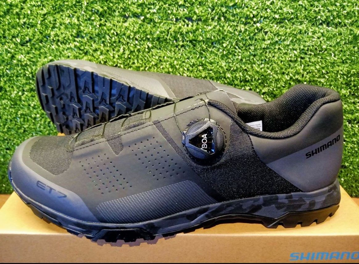 Shimano ET700 BOA Men Flat Cycling Shoes Black (100 Original) Lazada PH