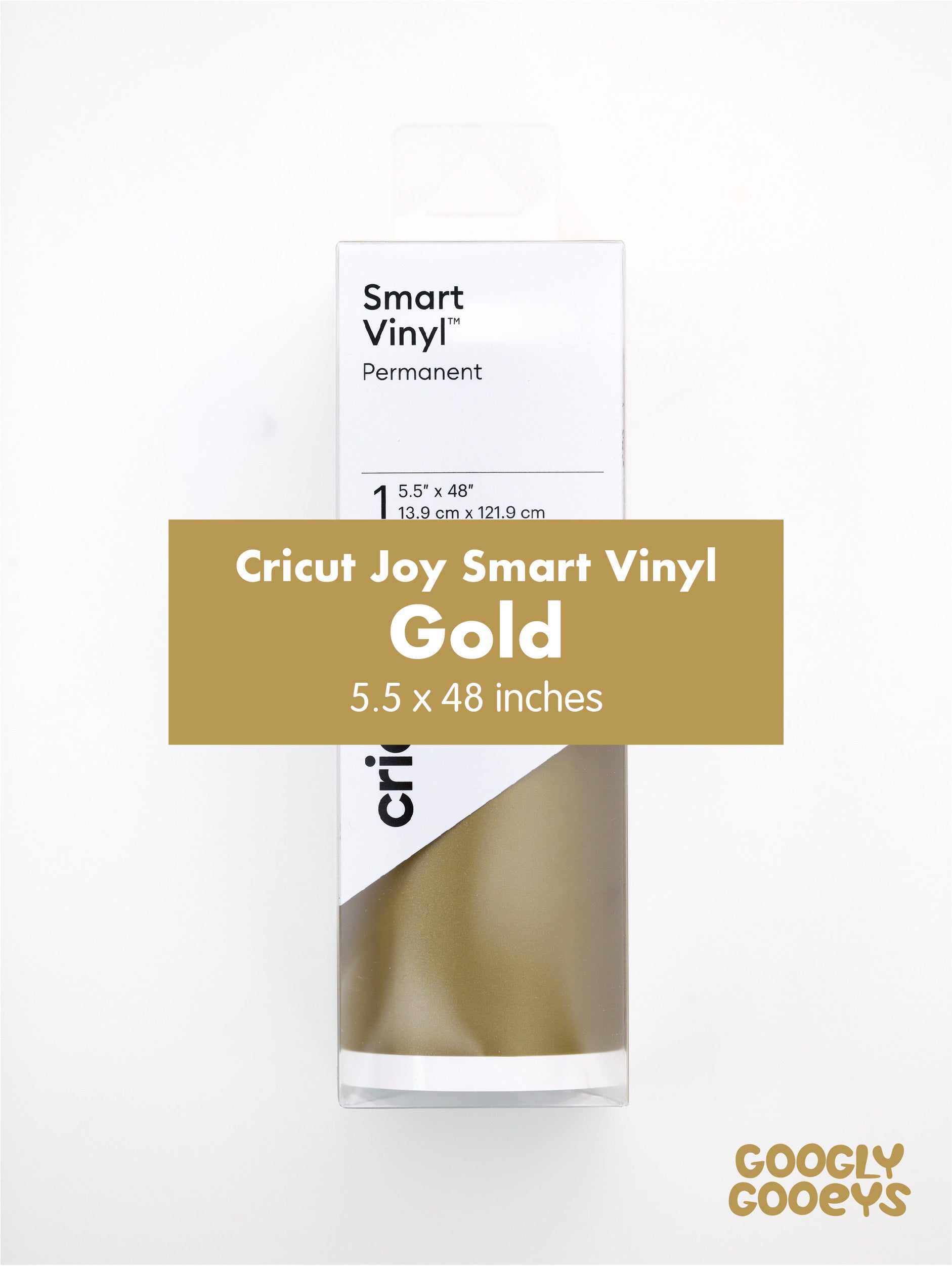 Cricut Joy Smart Vinyl | Removable | 10 ft | Gold