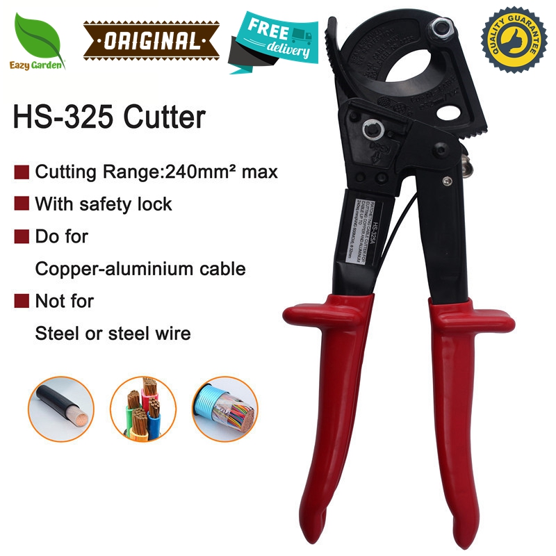 Heavy Duty Ratchet Aluminum Copper Cable Scissor Cable Cutter Wire