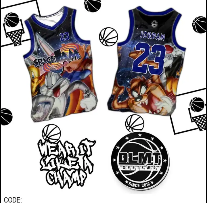 space jam jersey sublimation