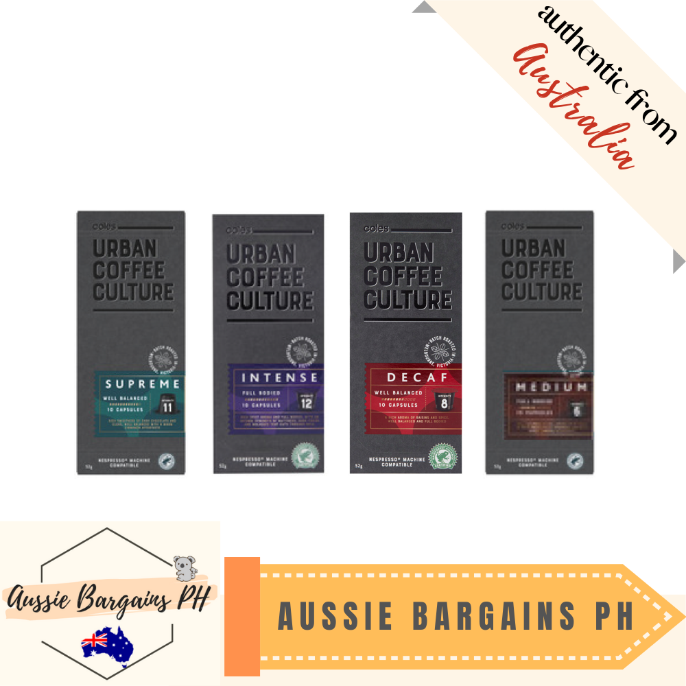 Coles Urban Coffee Culture Nespresso Compatible Coffee Capsules 10pk