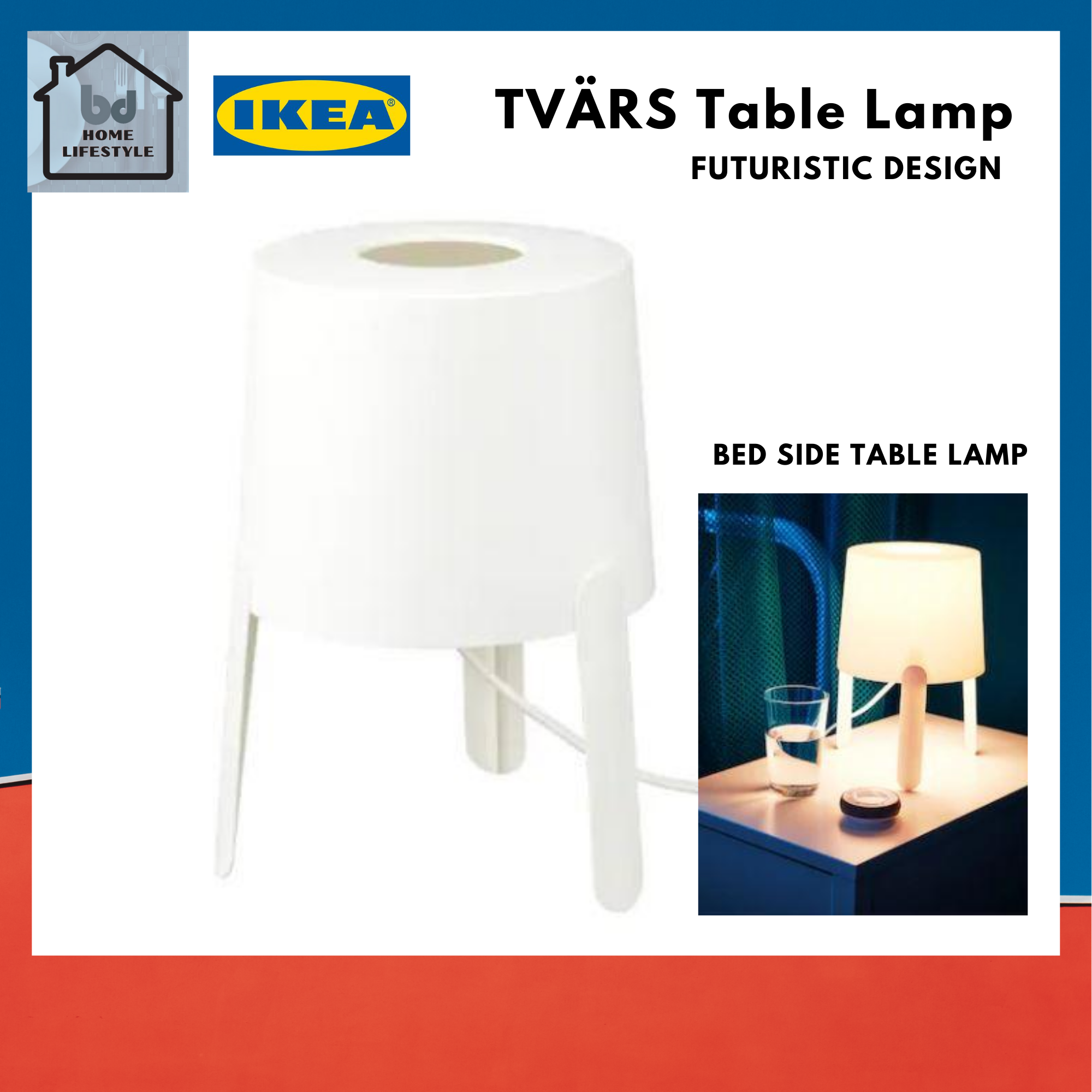 Bd Tvars Cozy Bedside Lamp Table, Tvars Table Lamp