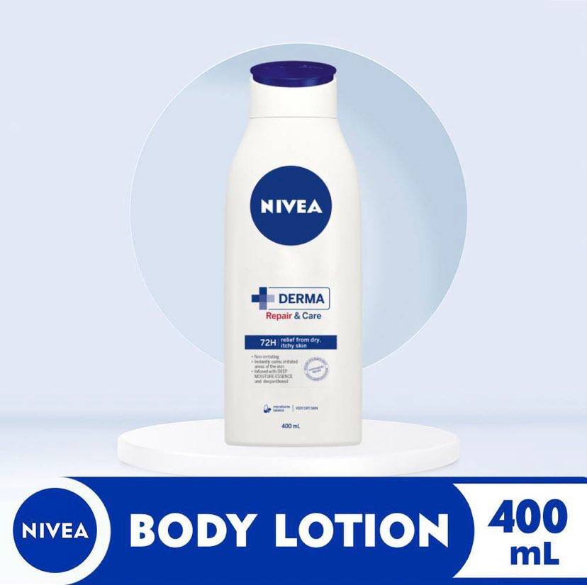 NIVEA Body Lotion Derma Repair and Care 400ml Lazada PH