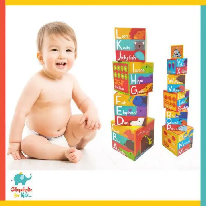baby stacking blocks
