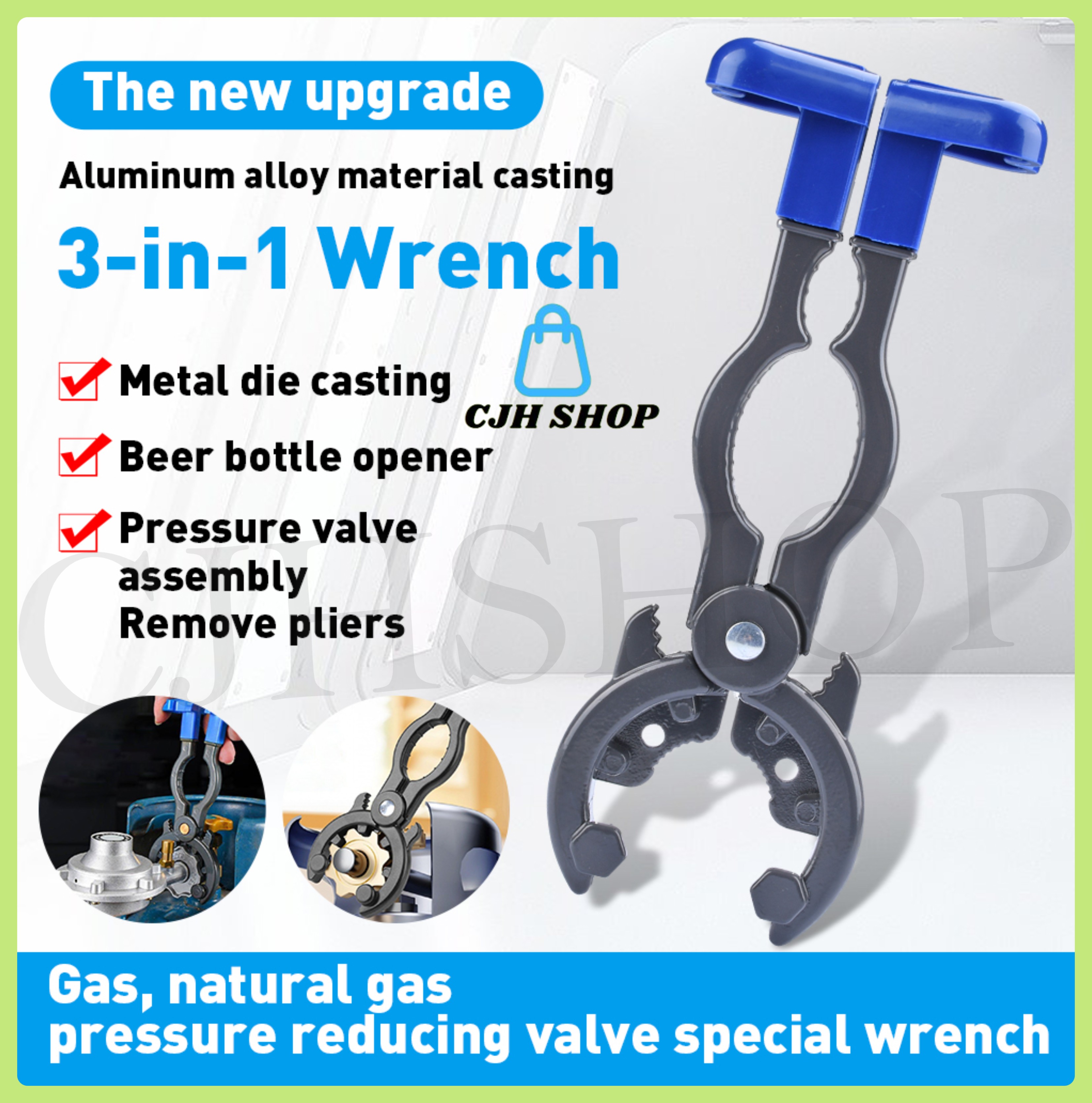 CJH SHOP Gas valve wrench Gas Tank Pressure Reducing Valve Wrench