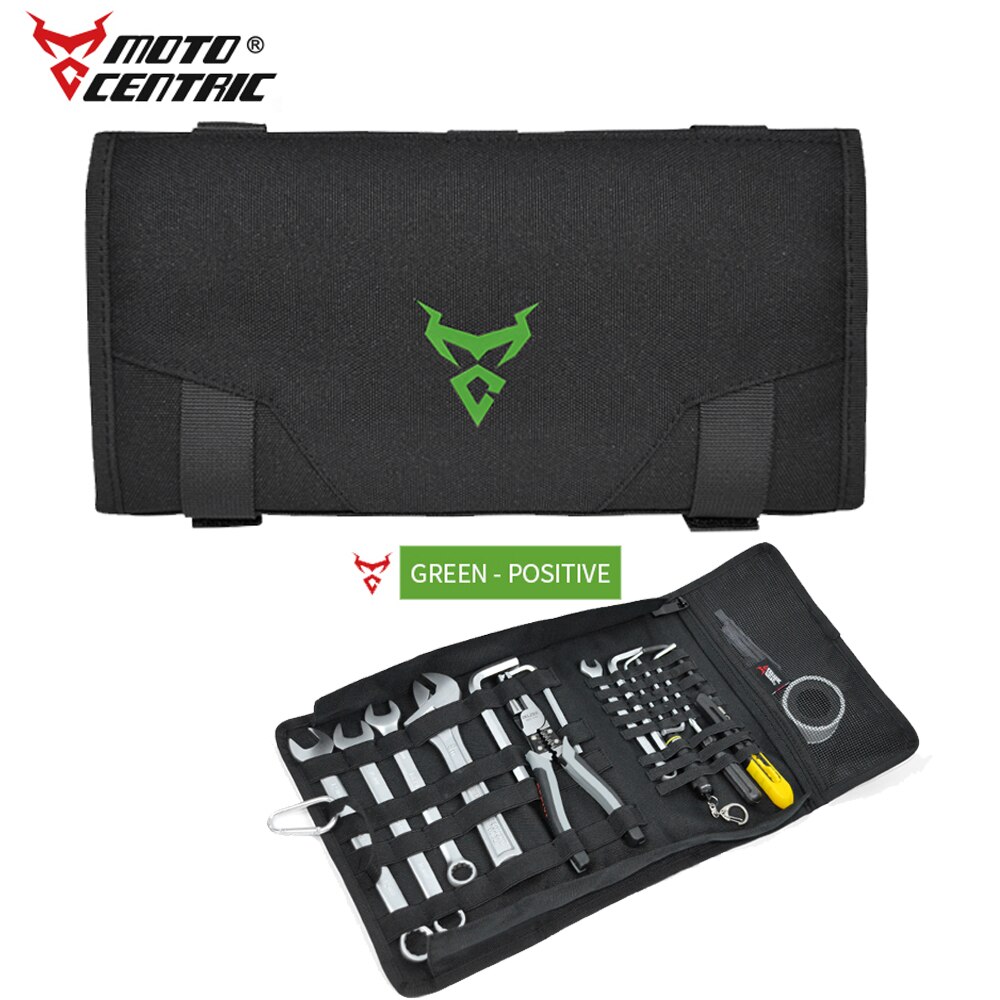 Waterproof Motorcycle Tool Bag Roll Toolkit Saddle Bag Portable Repair