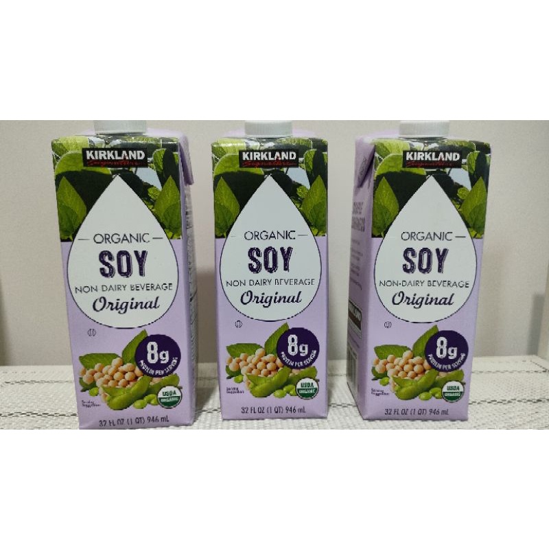 (U.S.A.) Kirkland Organic Soy NonDairy Beverage. Original. Lazada PH