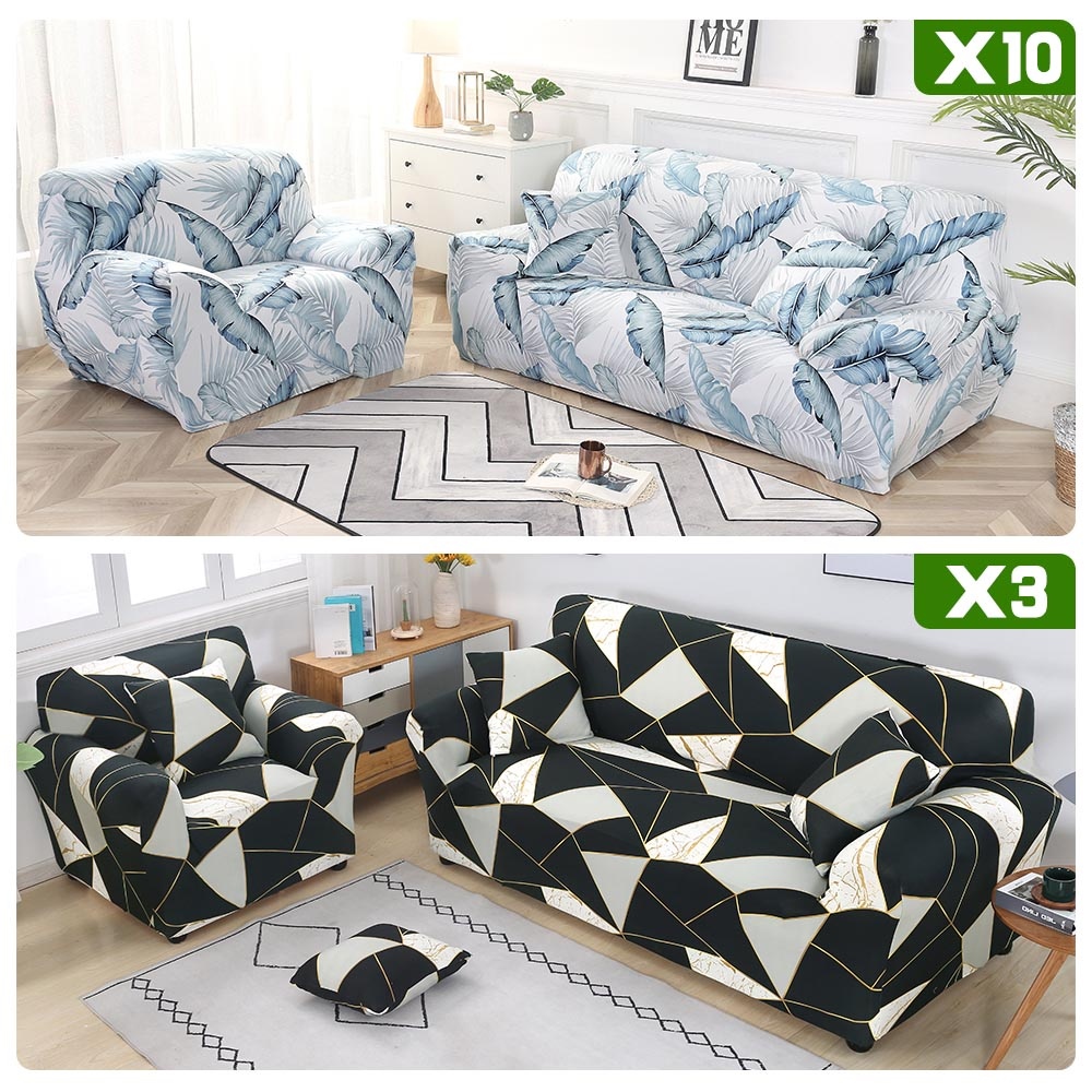 Sofa Cover Set 3 in 1 Clara Sofa Cover Set of 3 Seater and 2 Single