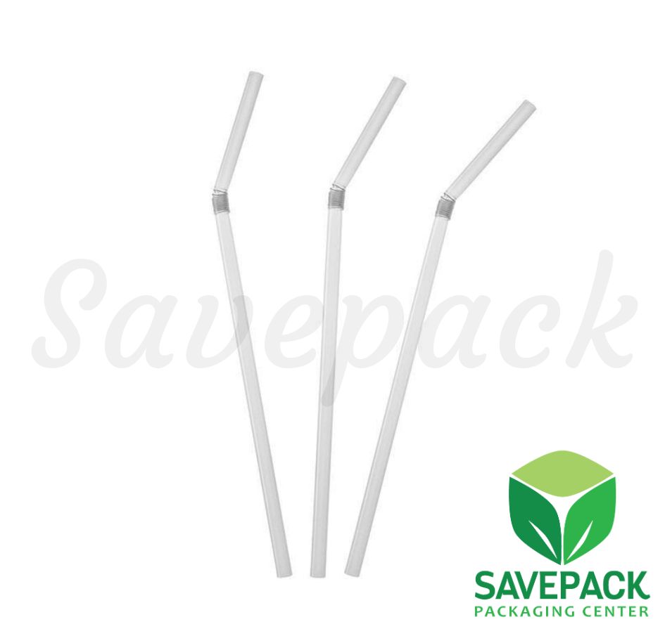 Bending Plastic Straw White [100pcs] Lazada PH