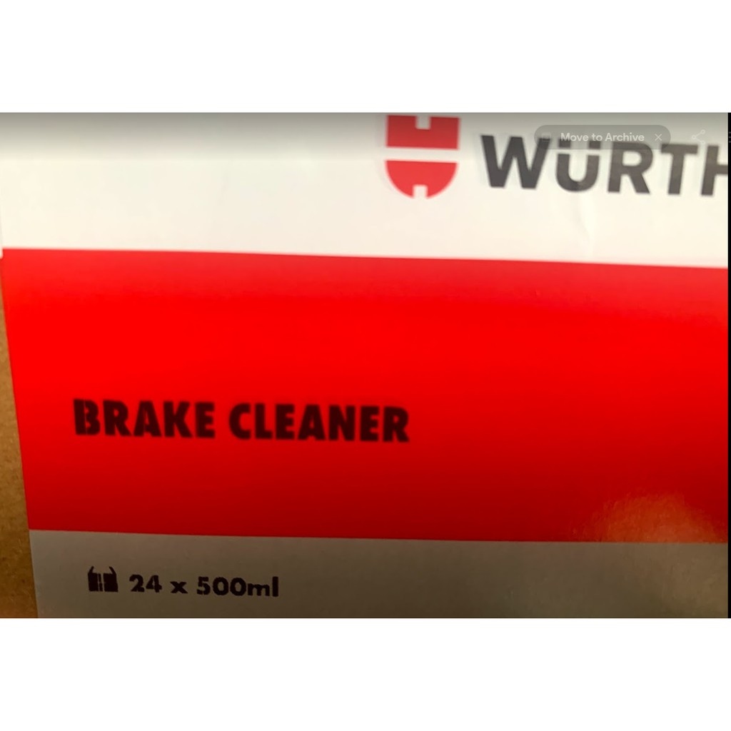 Margala Wurth BRAKE CLEANER PLUS 500ml.DEGREASER FOR CAR MOTORBIKES BICYCLE Lazada PH