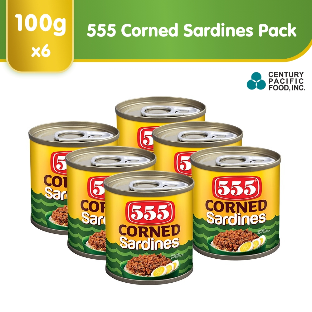 555 Corned Sardines 100g Pack of 6 Lazada PH