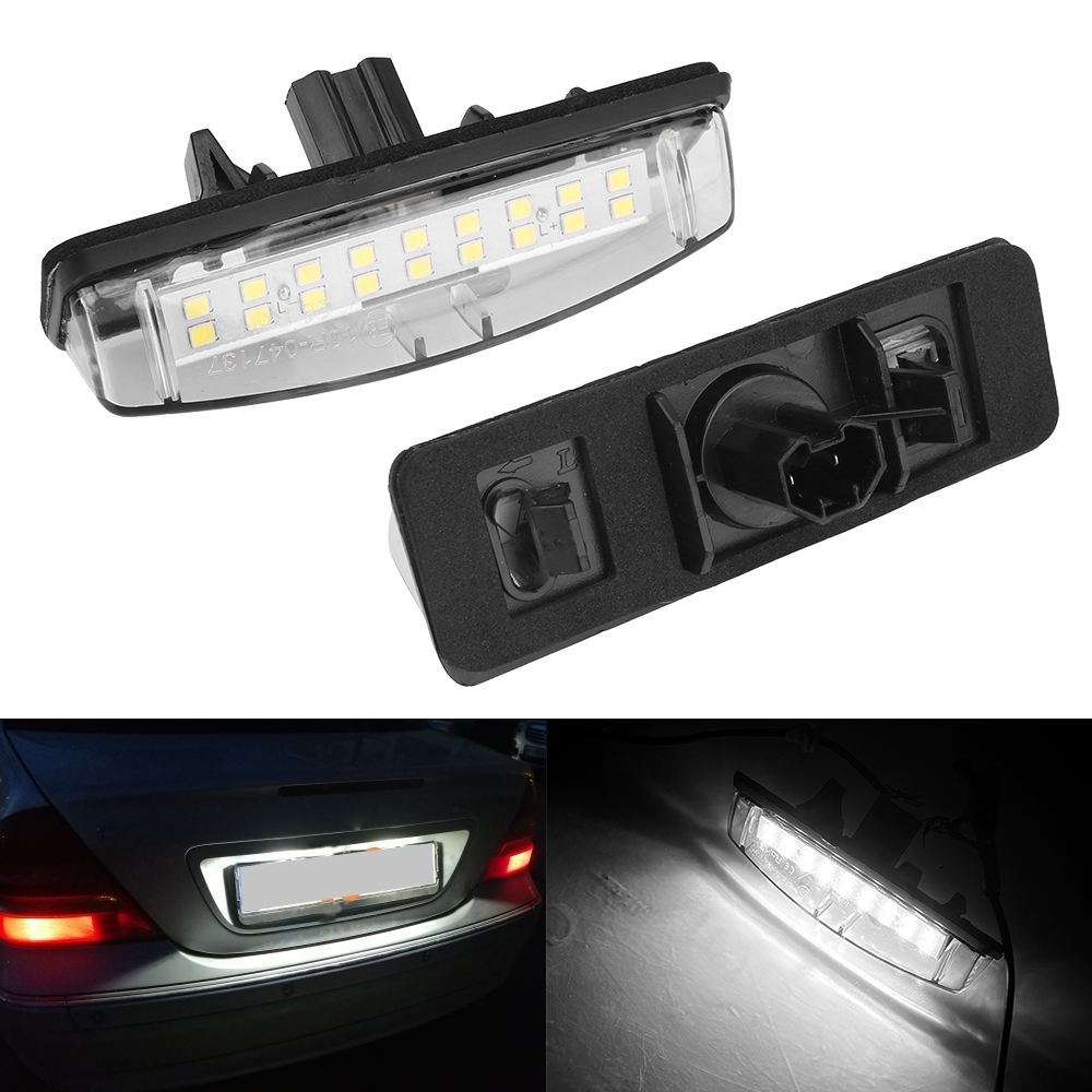 LED License Plate Lights 2Pcs CANBUS No Error White for MITSUBISHI Colt ...