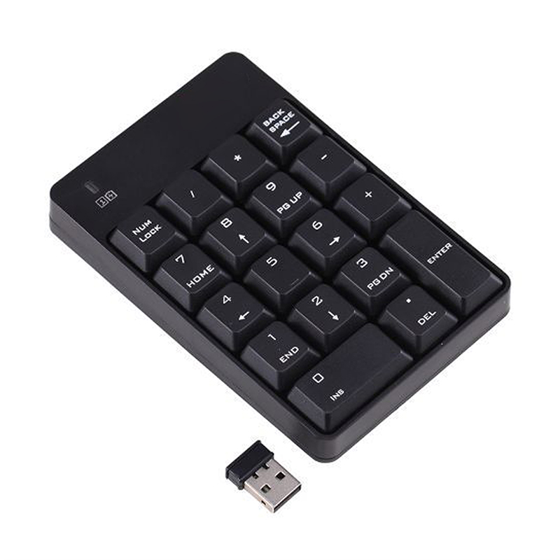 Mini Numeric Keypad, 35 Keys 2.4G Ultra Slim Portable Keyboard Computer Supplies For Laptop Desktop Computer PC