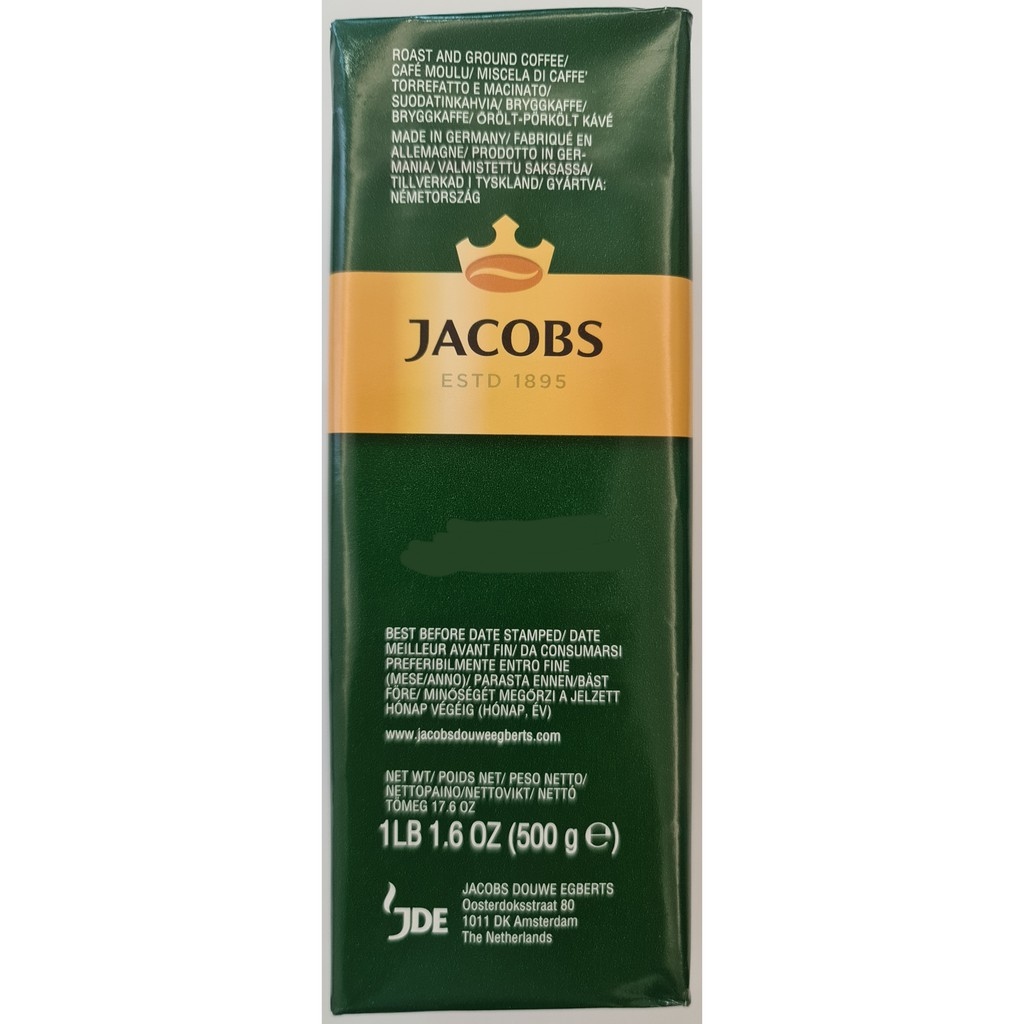 Lucie Jacobs Douwe Egberts Kronung Ground Coffee 500g (Ready Stock) Lazada PH