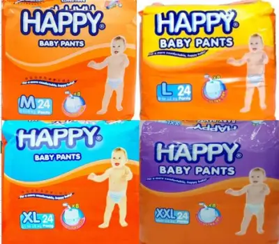 Happy Diaper Pants 24s (M, L, XL, XXL)