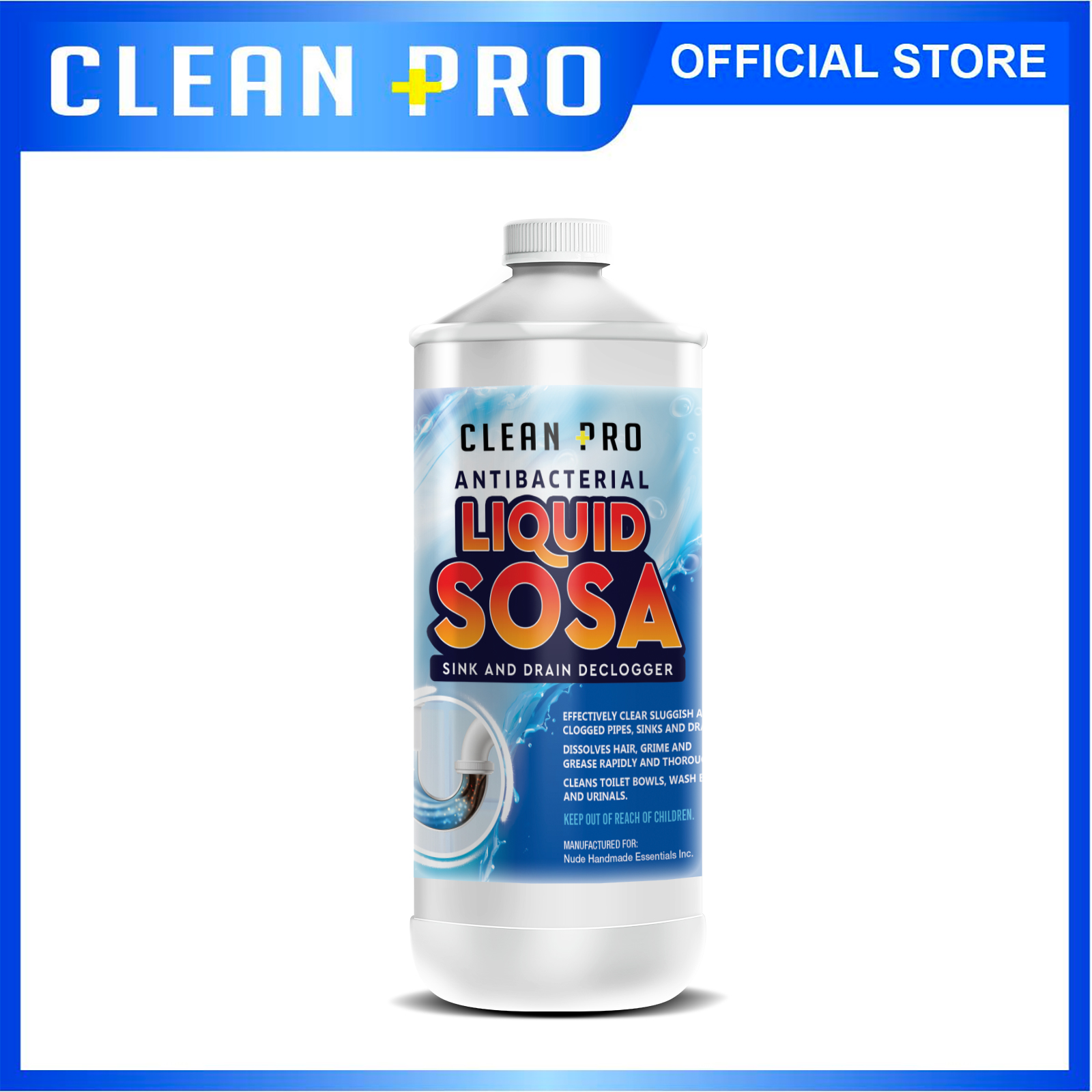 Clean Pro Antibacterial Liquid Sosa 1 Liter Lazada PH